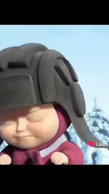 Маша побила мишко.