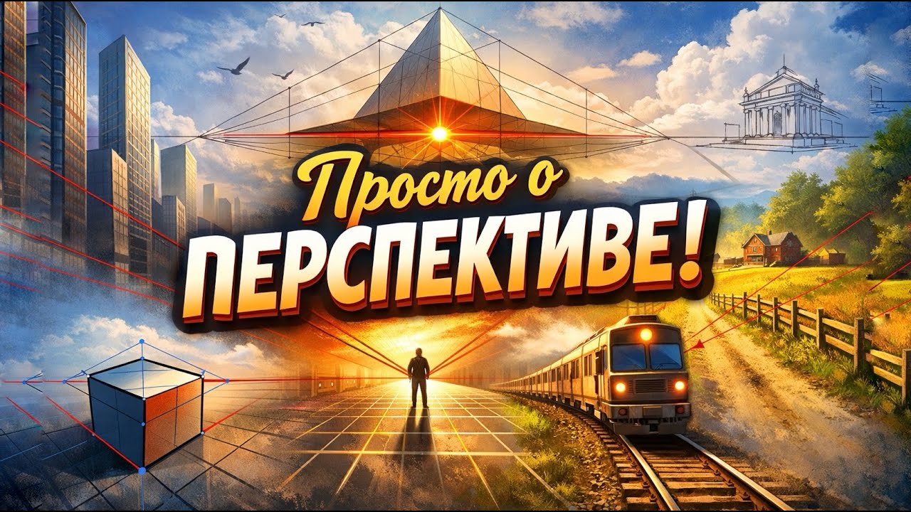 Перспектива в рисовании: перестань делать эту ошибку
