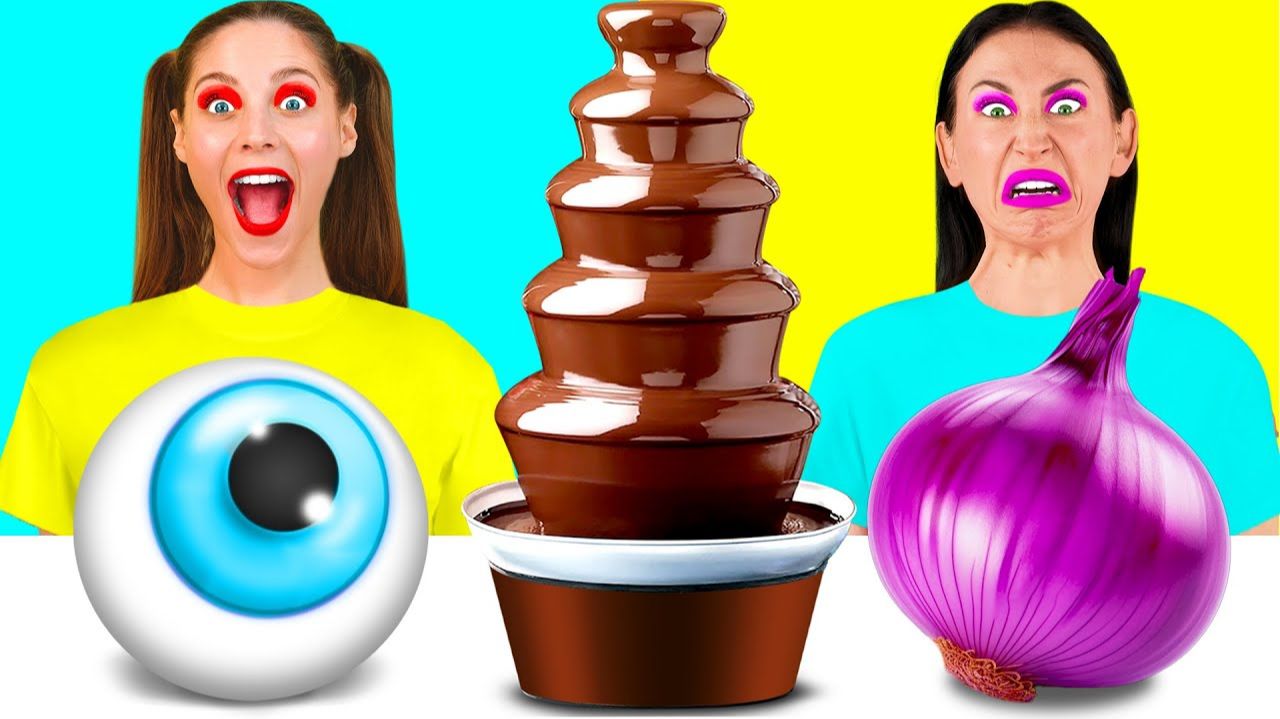 Шоколадный Фонтан Челлендж # Война Пранков C Fun Teen