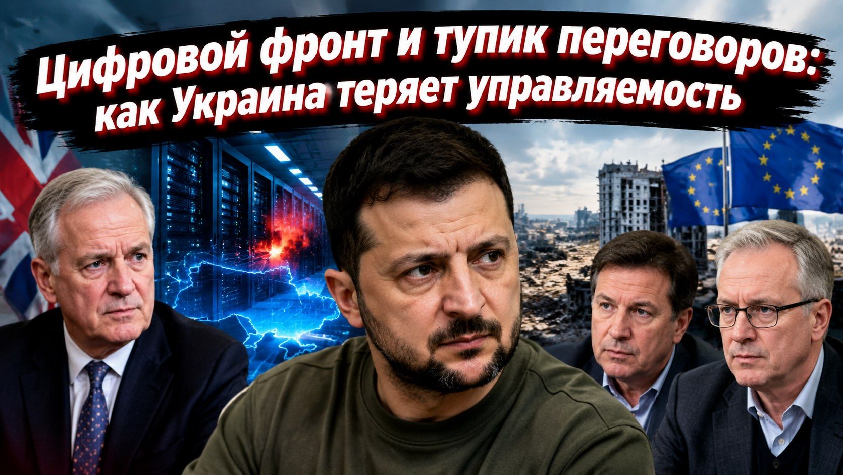 Зеленский не хочет мира, Европа в ловушке, а Киев гаснет: почему Запад уже не спасёт Украину?