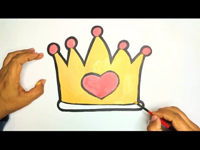 Drawing A Crown Picture For Children рисунок короны для детей