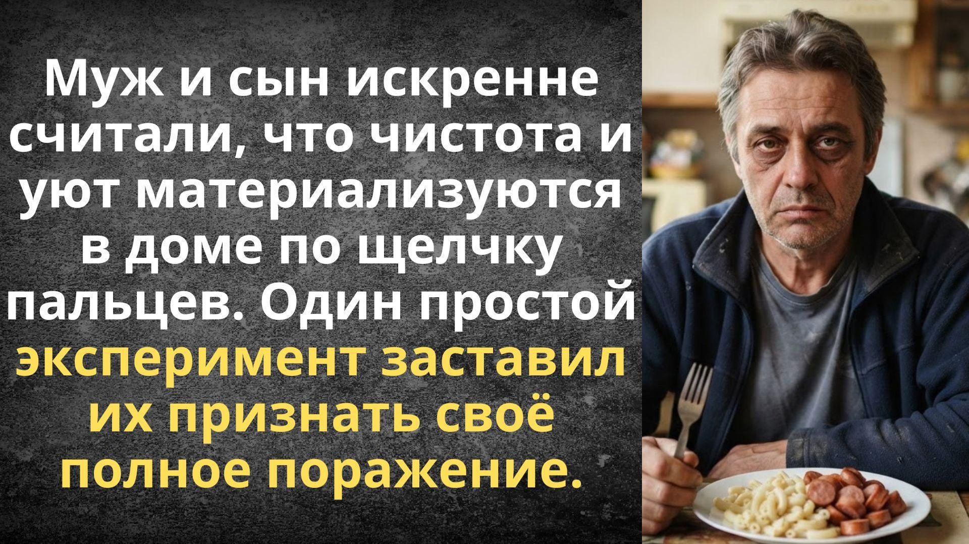 Быт — это просто, ты вечно ищешь отговорки! — заявил муж | Истории из жизни