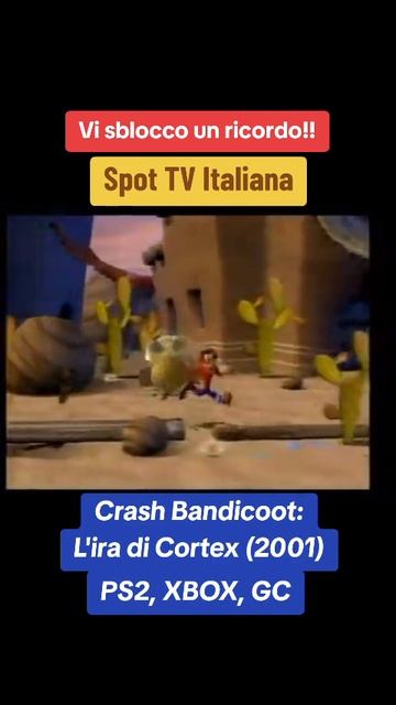 старая реклама игры  Ps1 Crash
