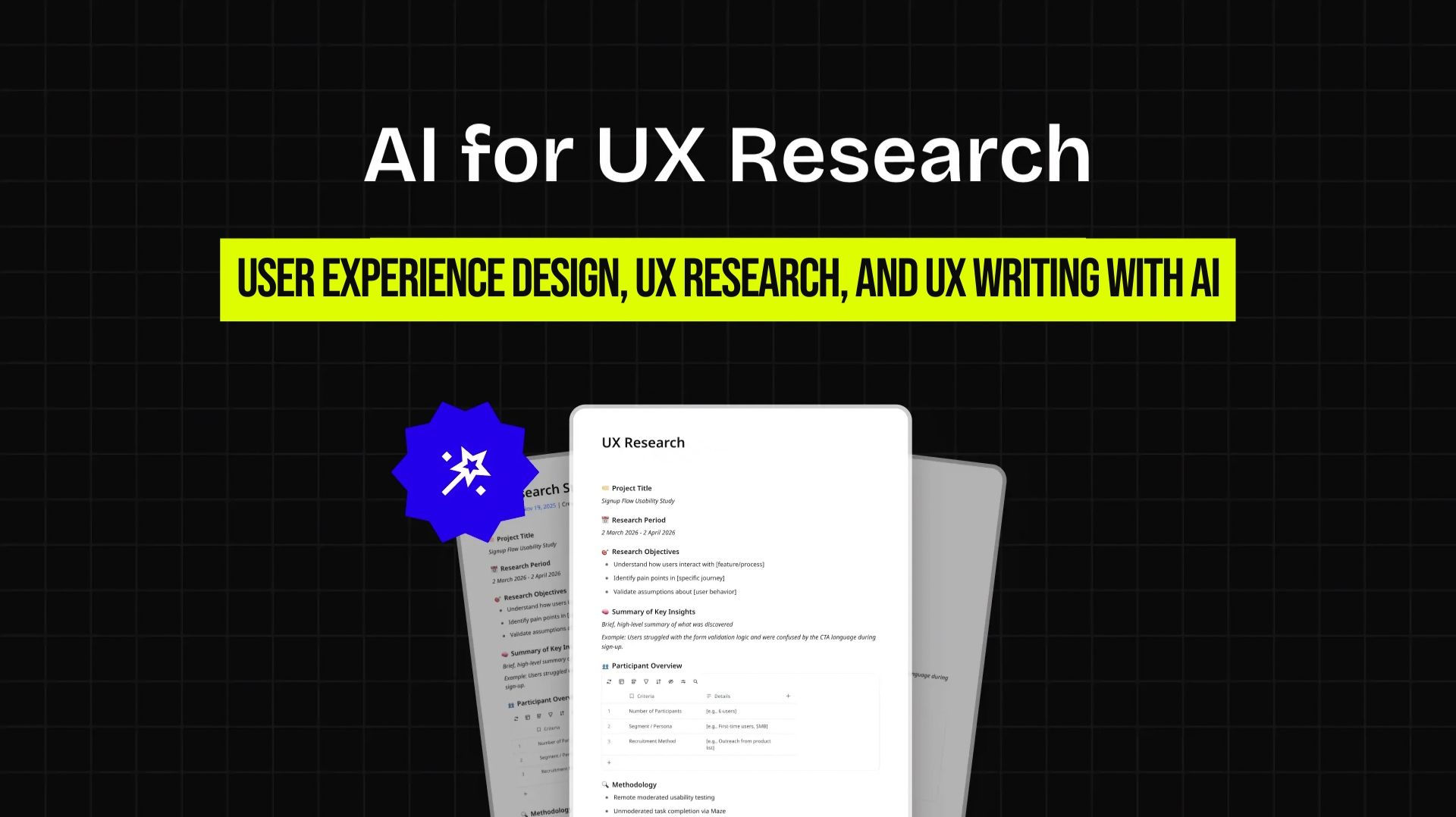 User Experience Design, UX Research, And UX Writing With AI