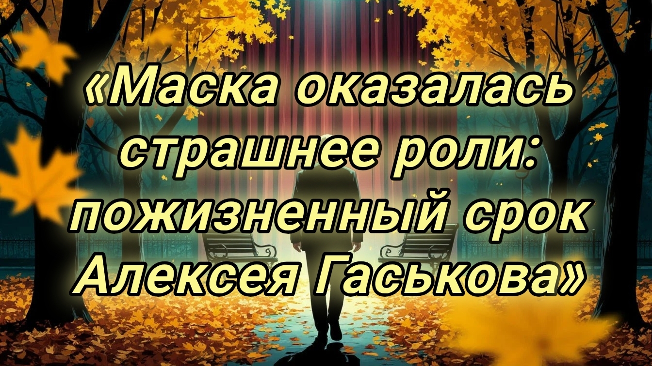 28-09-2026«Маска оказалась страшнее роли: пожизненный срок Алексея Гаськова»