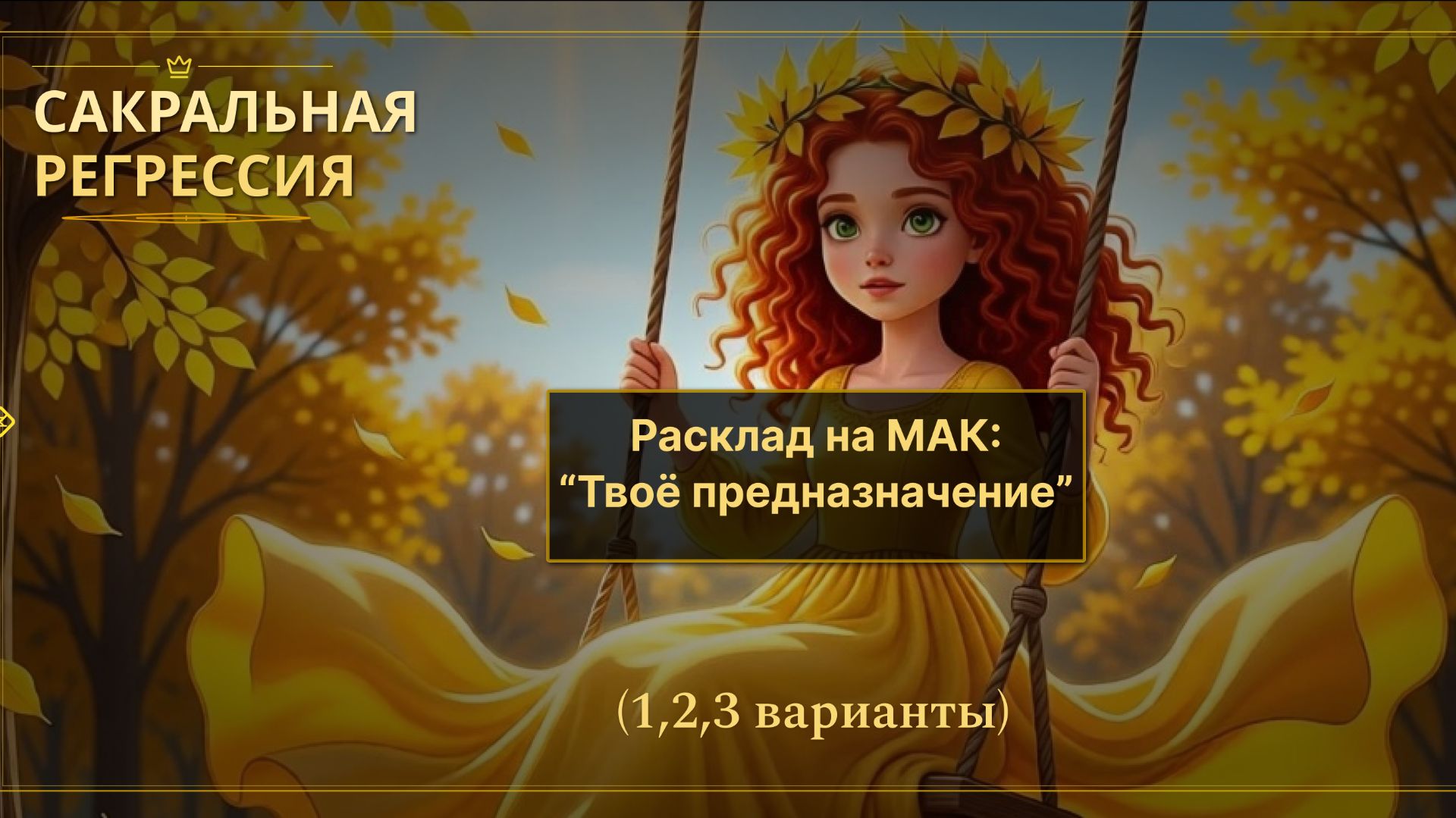 Твоё предназначение. 3 варианта