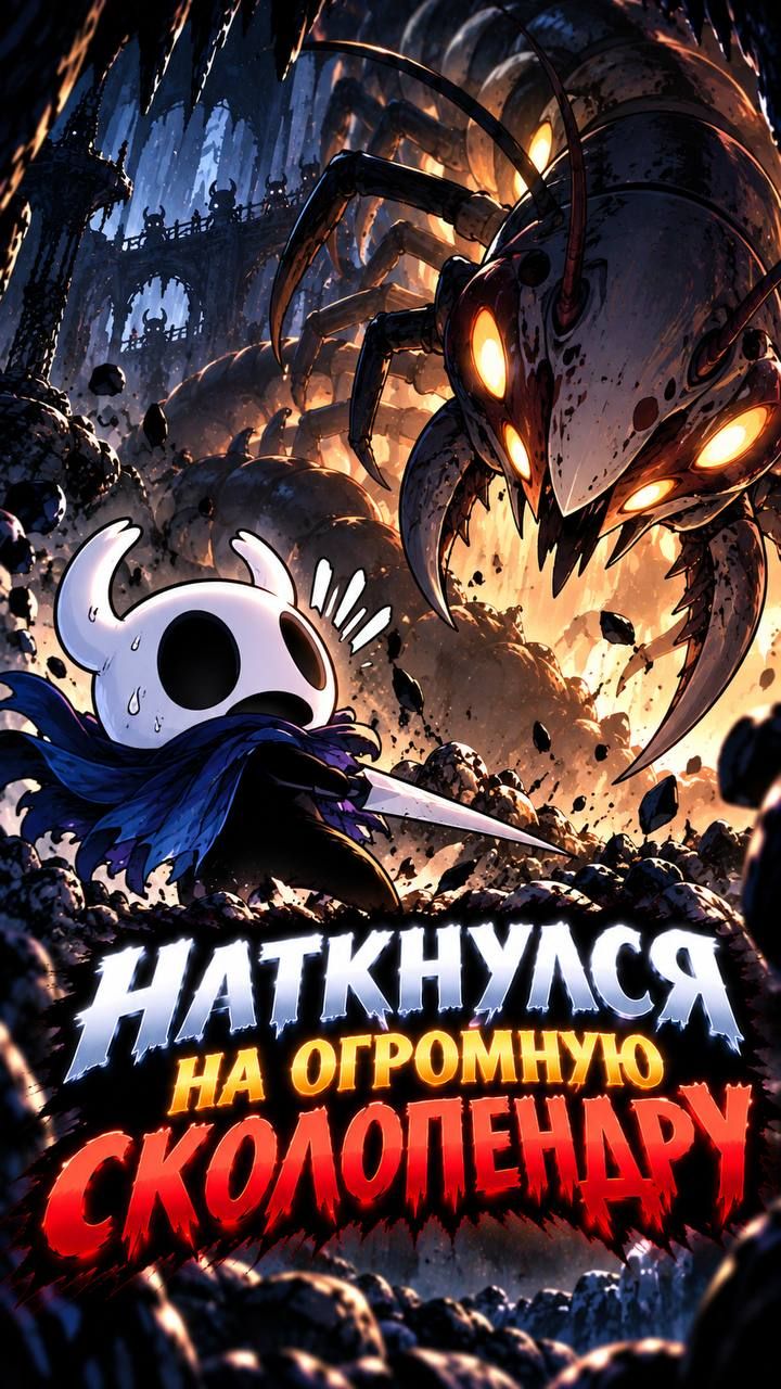 напала сколопендра во тьме