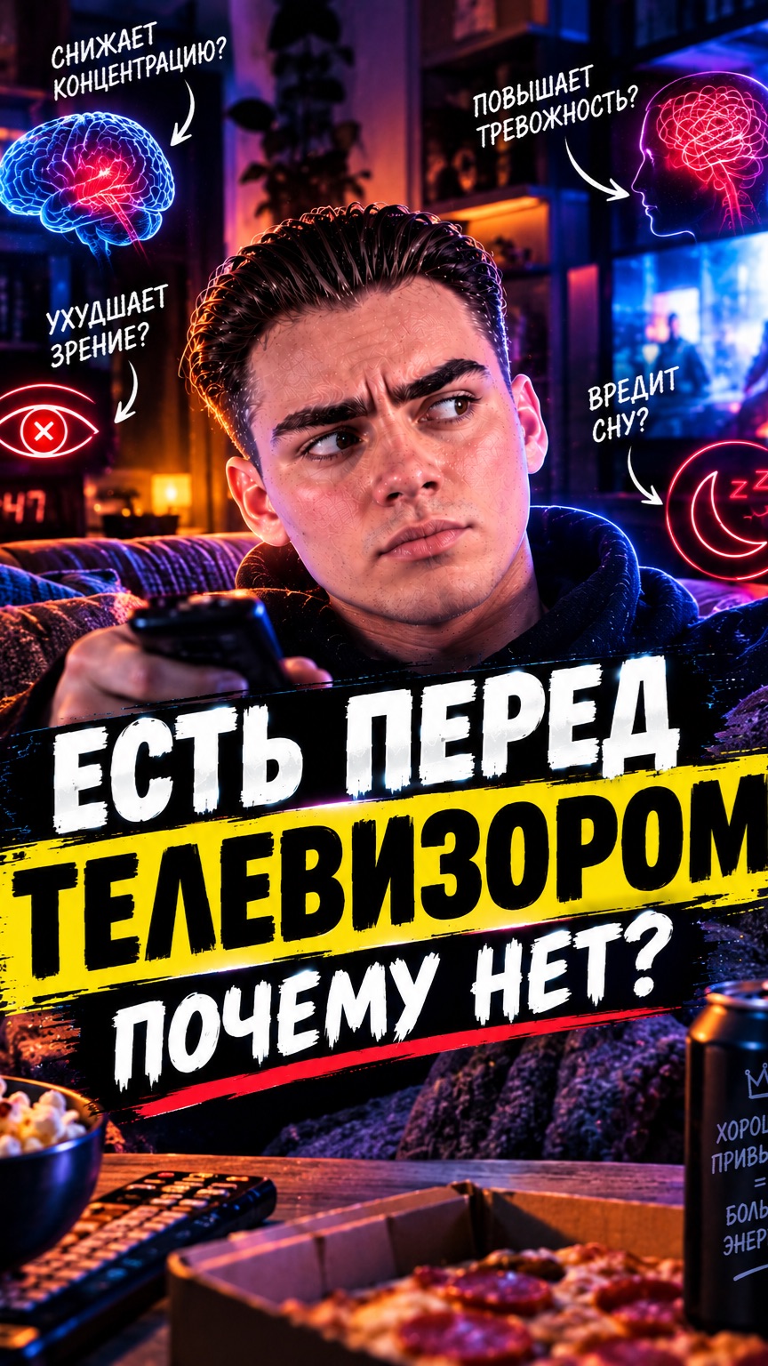 ЕСТЬ ПЕРЕД ТЕЛЕВИЗОРОВ | ПОЧЕМУ НЕЛЬЗЯ?