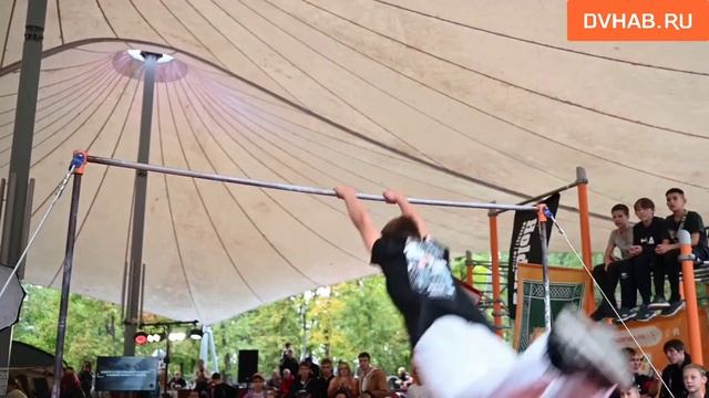 Битва на турниках: как прошел большой воркаут-фестиваль в Хабаровске