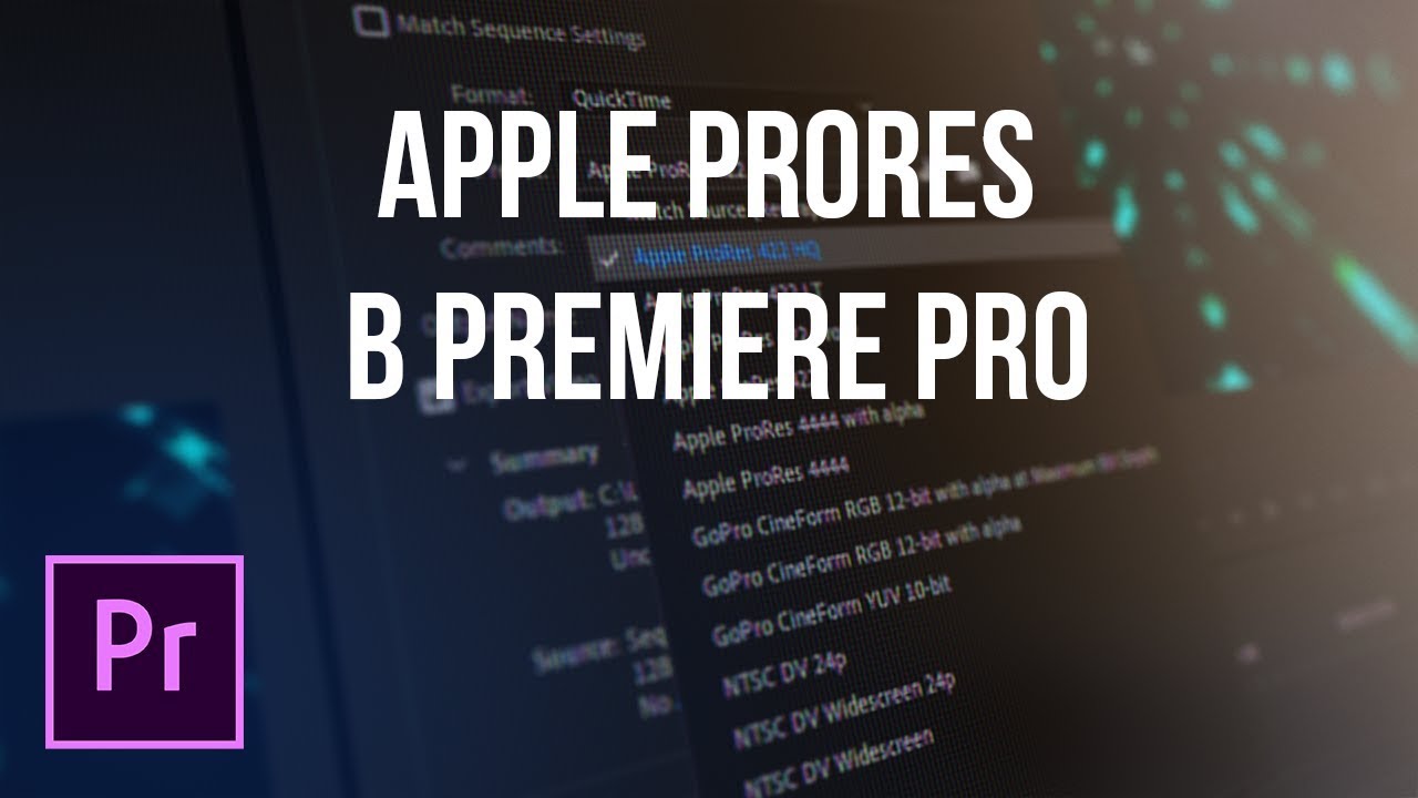 Монтажные кодеки ProRes в Premiere Pro теперь на Windows!