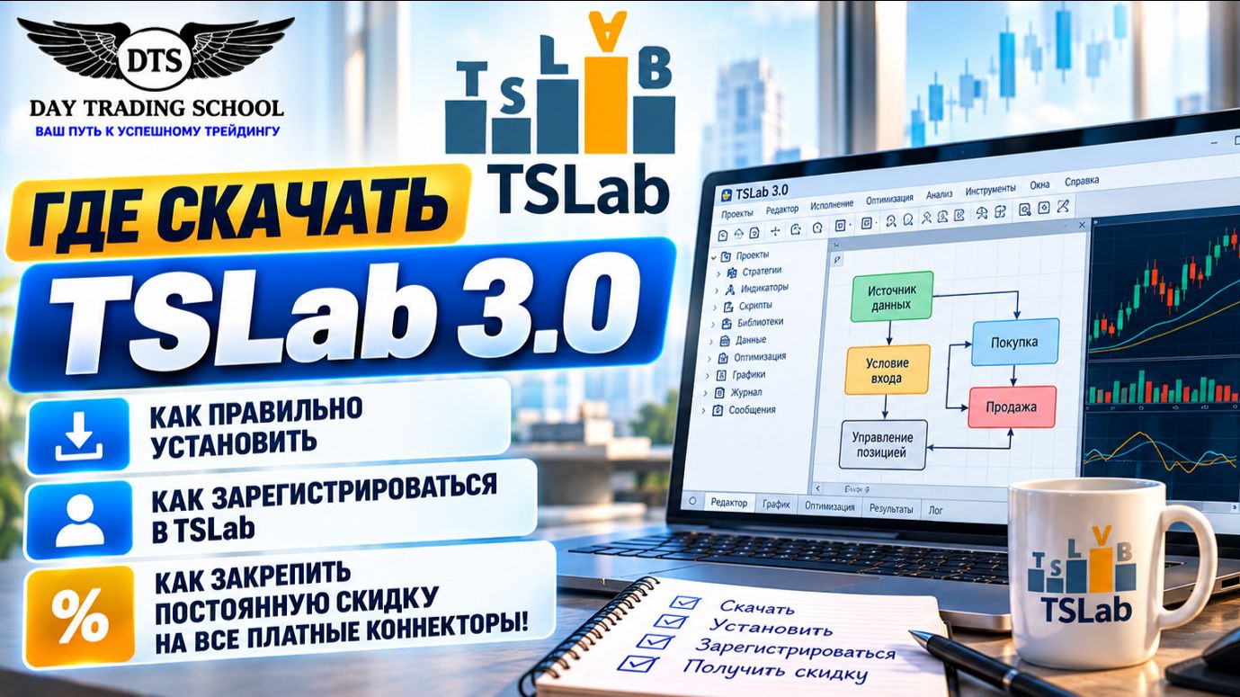 Установка TSLab 3.0. Скидка на платные коннекторы ТСЛаб