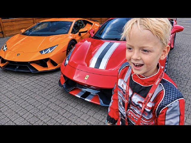 Oliver Drives Ferrari & Lamborghini #299 | Trẻ Em, Niños,أطفال , 子供, Дети, Kid, بال, Copii, Otroci