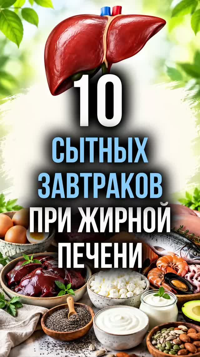 10 сытных завтраков при жирной печени
