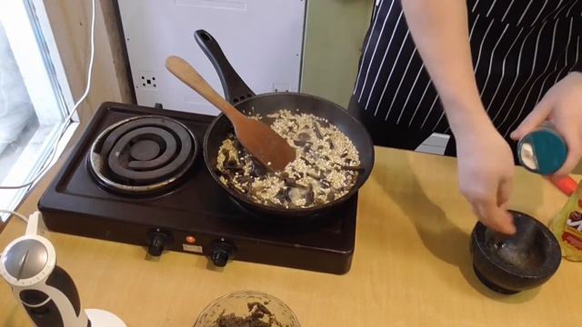 Постный перлотто с грибами по простому рецепту