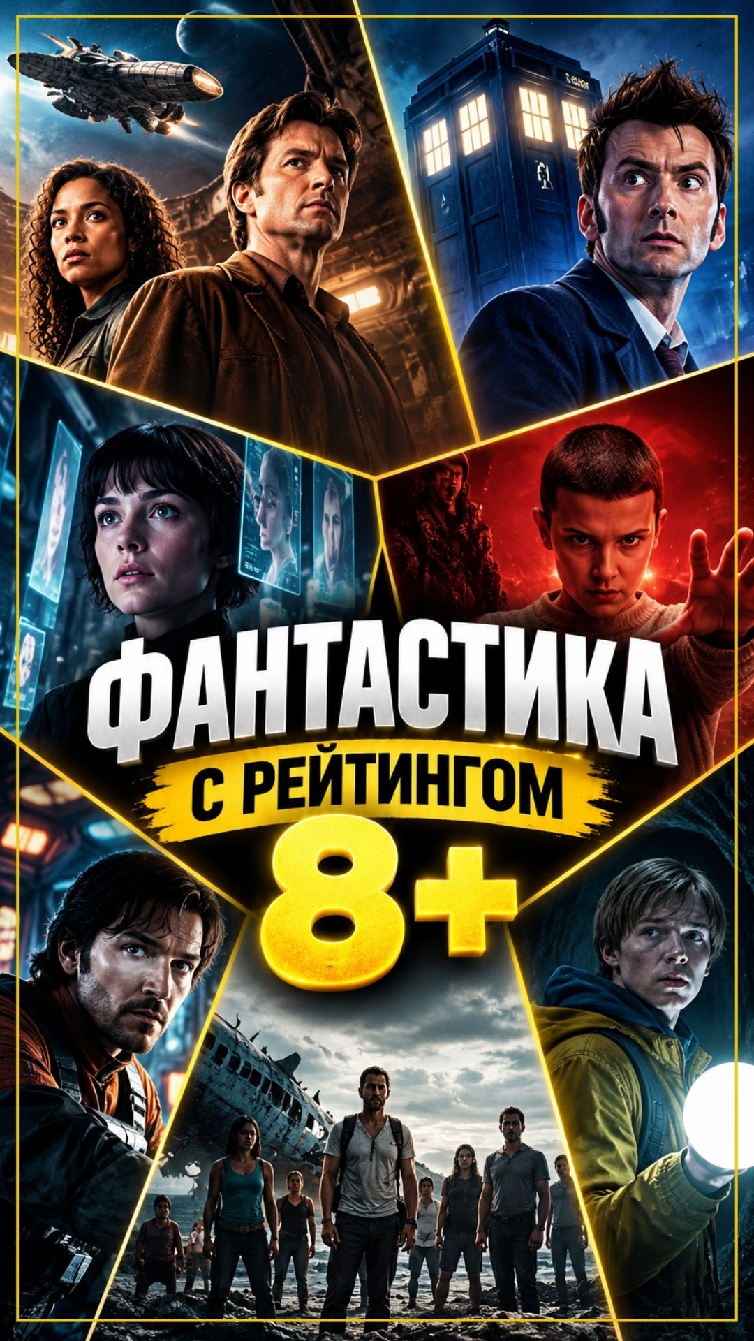 7 лучших фантастических сериалов с высоким рейтингом