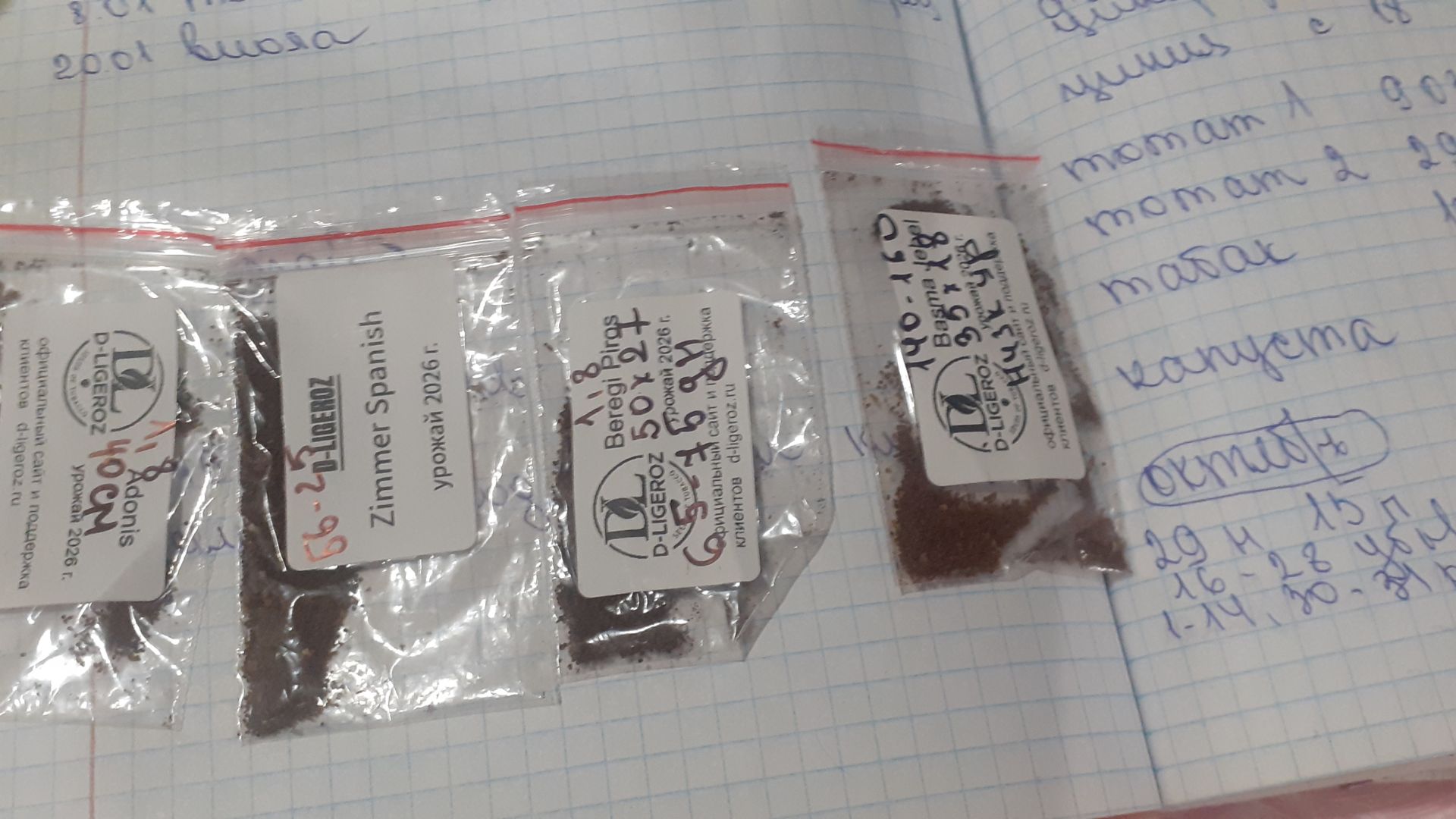 27.09.2026 Планы на покупку растений и на посев чеснока. Получила семена табака.