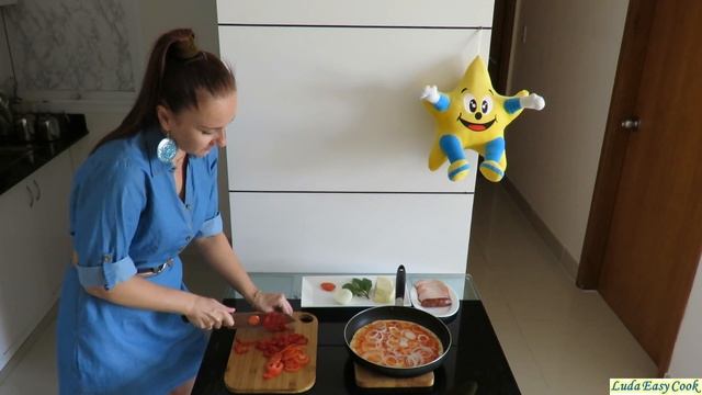 Пицца на сковороде за пять минут