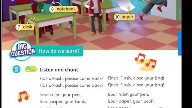 Super Minds 1 Chant 1 Schoolthings