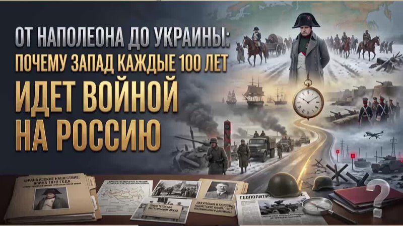 От Наполеона до Украины. Почему Запад каждые сто лет идёт войной на Россию