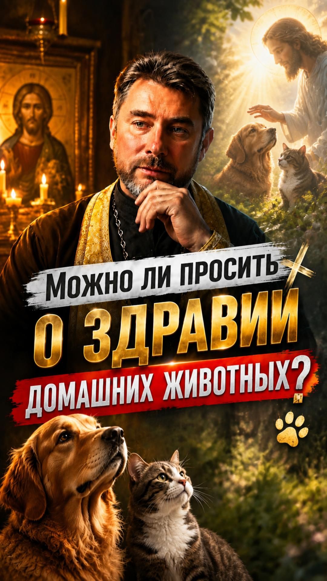 Можно ли просить о здравии домашних животных?