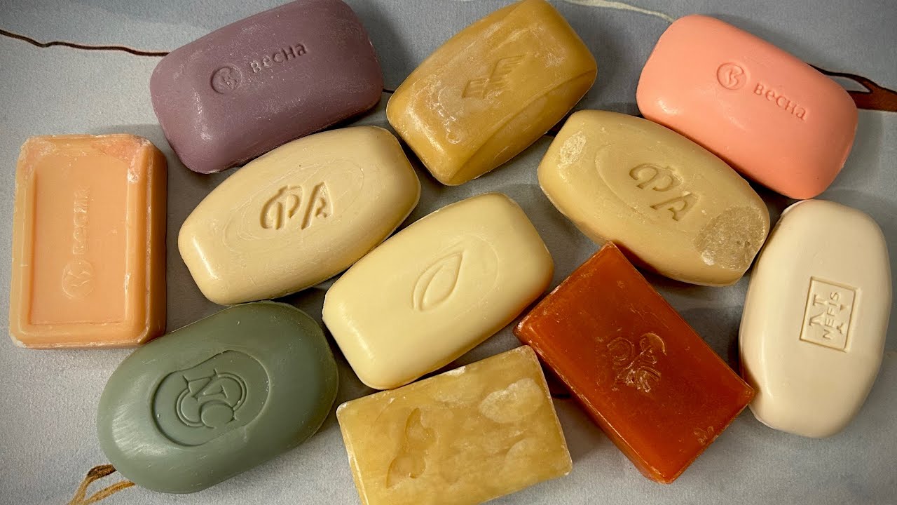 ASMR Soap/ Dry Soap Cutting / Режут сухое мыло