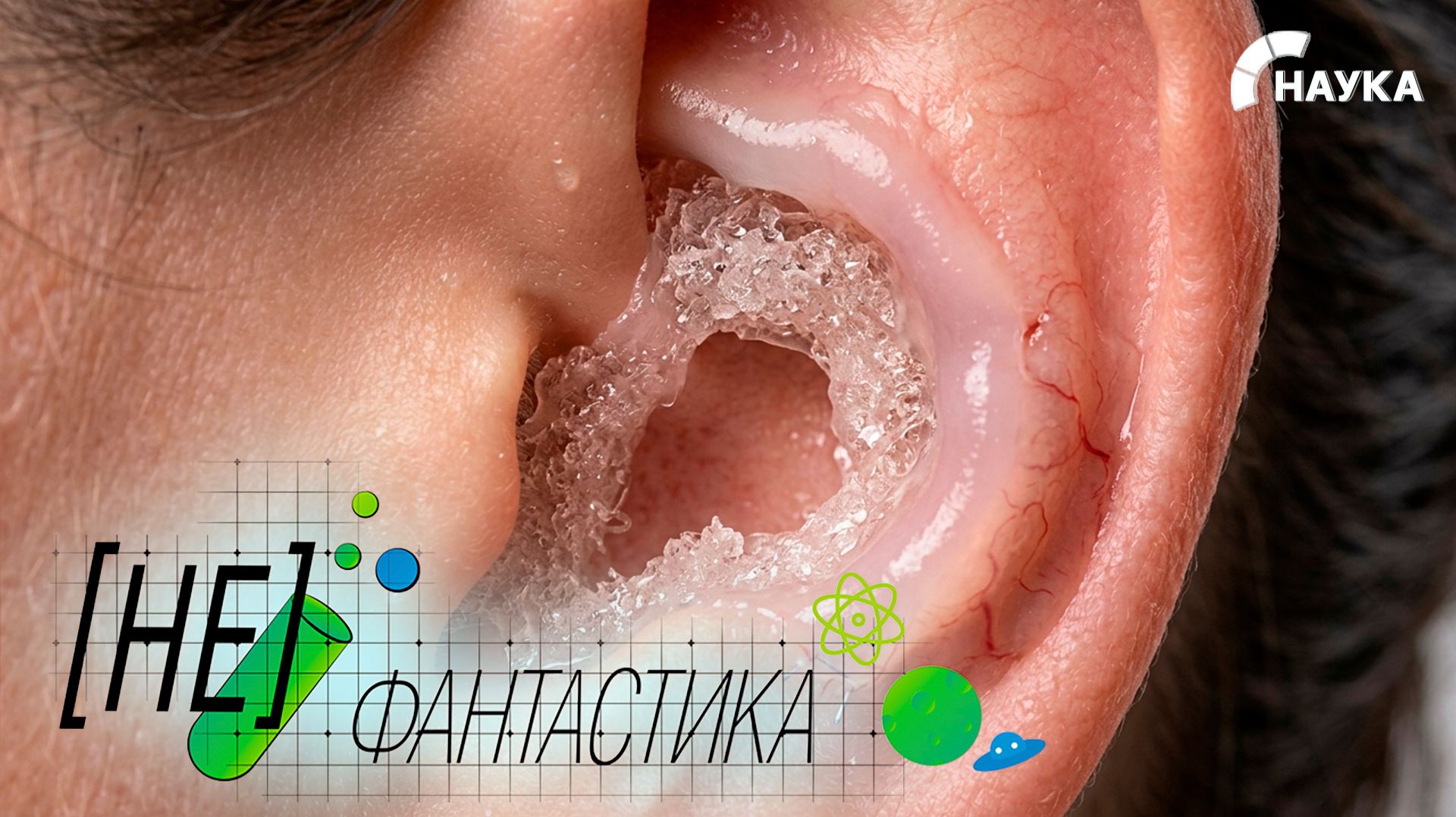 Живой имплант уха. В России создали биопротез, который срастается с организмом
