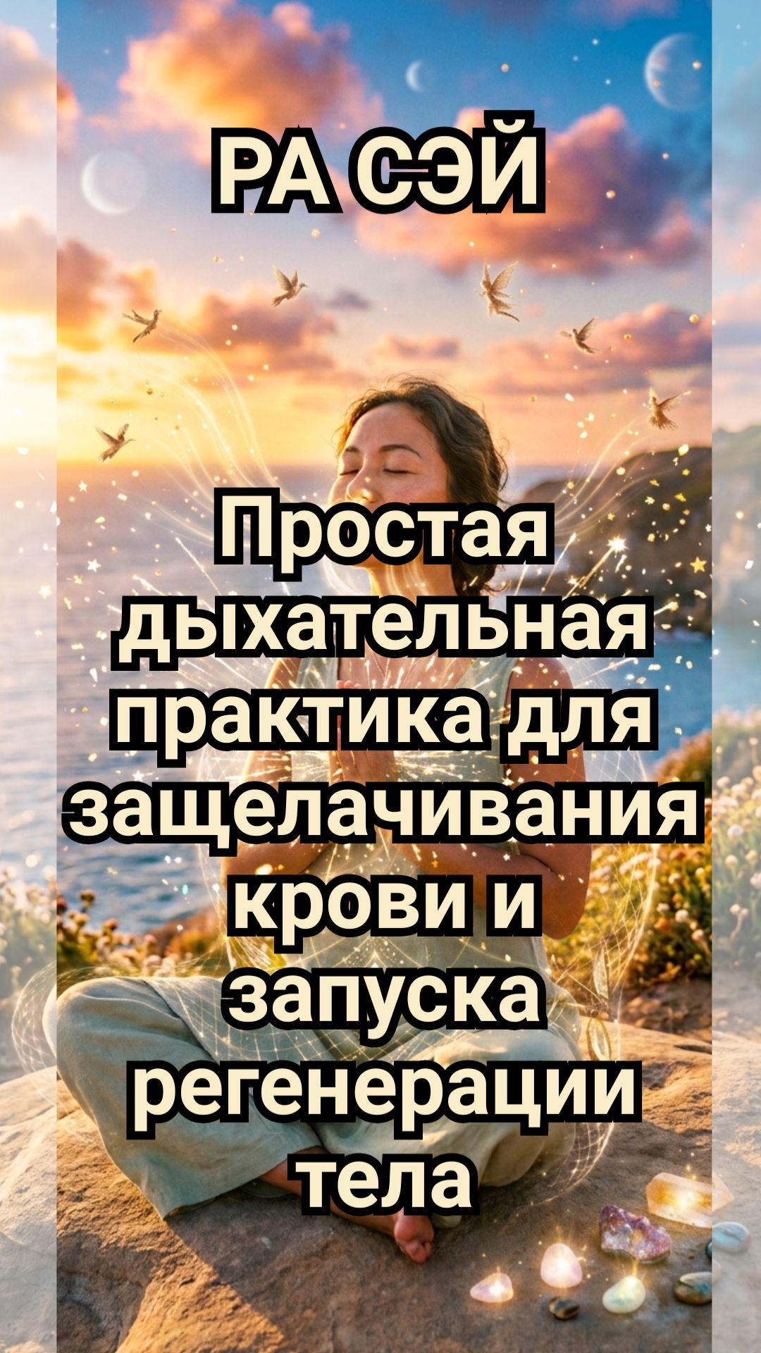 Простая дыхательная практика для защелачивания крови и запуска регенерации тела