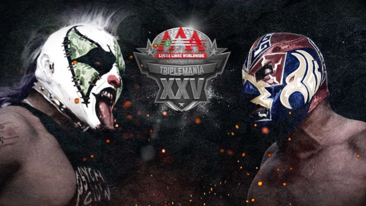 Psycho Clown vs Dr. Wagner Jr. mask vs mask AAA Triplemania 25 2017