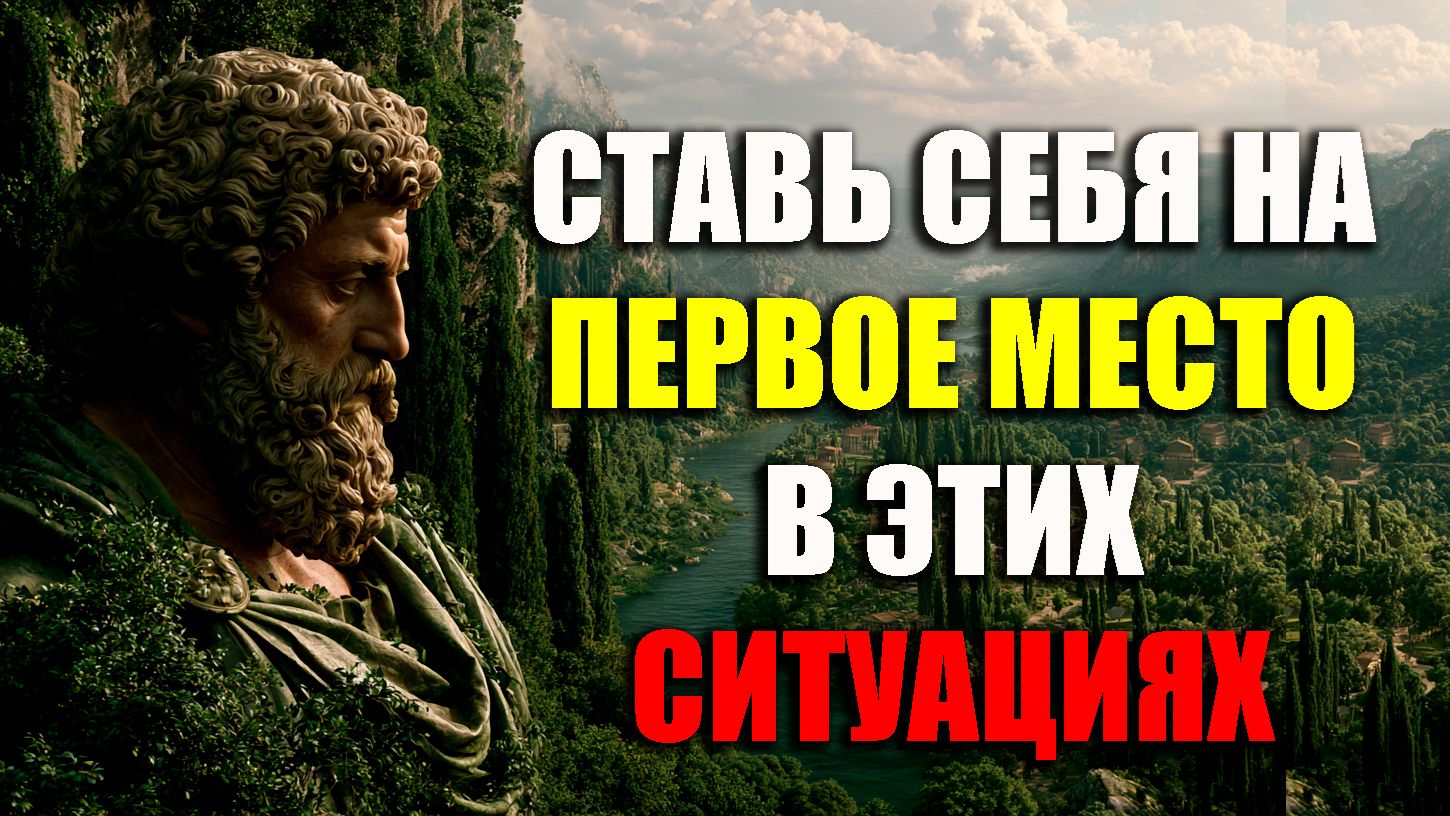 ВЫ ДОЛЖНЫ БЫТЬ ЭГОИСТОМ В ЭТИХ СИТУАЦИЯХ! | Стоицизм.