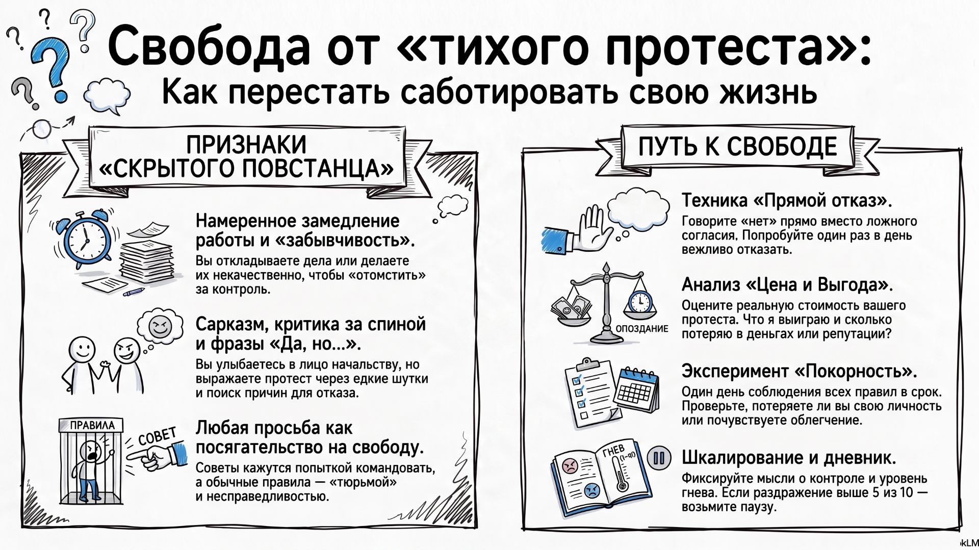 Свобода от тихого протеста