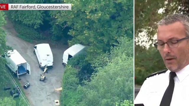 Five Men Have Been Arrested Near RAF Fairford In The UK On Suspicion Of Explosives And Terrorism Off