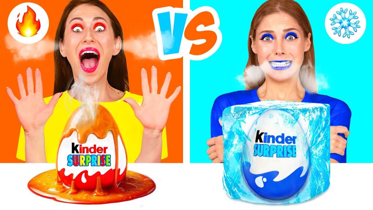 Холодная или Горячая Еда Челлендж # Смешные Челленджи с Едой от Fun Teen