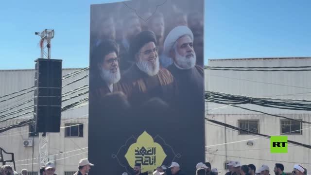 الآلاف يحيون الذكرى الثانية لاغتيال الأمين العام لحزب الله حسن نصر الله في بيروت