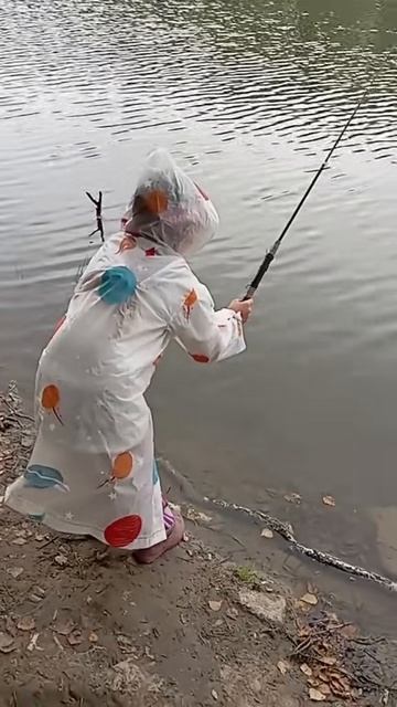 На рыбалке