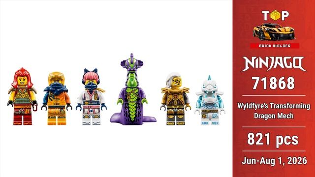 LEGO NINJAGO Лето 2026 Подтверждённые наборы Детальный обзор и сравнение