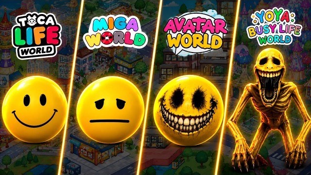 ⭐ ВЕРИТИ в 4 ИГРАХ?! Toca Life, Avatar World, Miga и YoYa | Minecraft Horror Mod