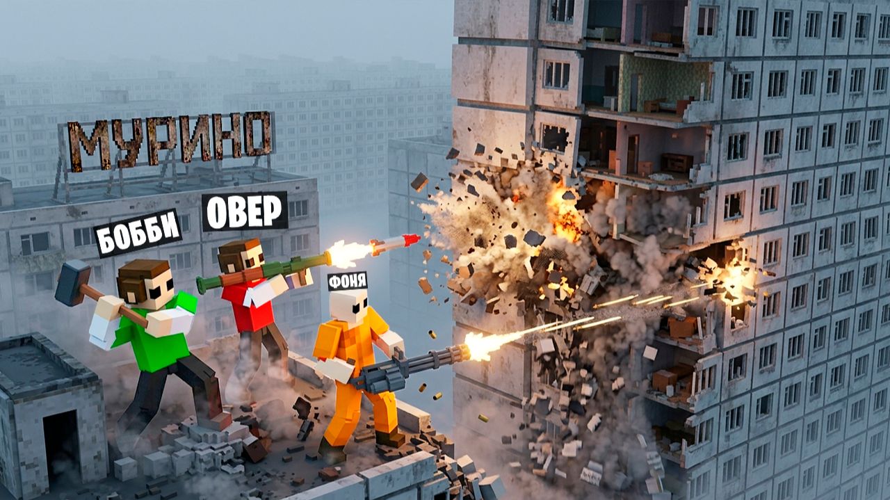 РАЗРУШИЛИ ГИГАХРУЩЁВКУ! ВЫЖИВАНИЕ В МУРИНО В TEARDOWN