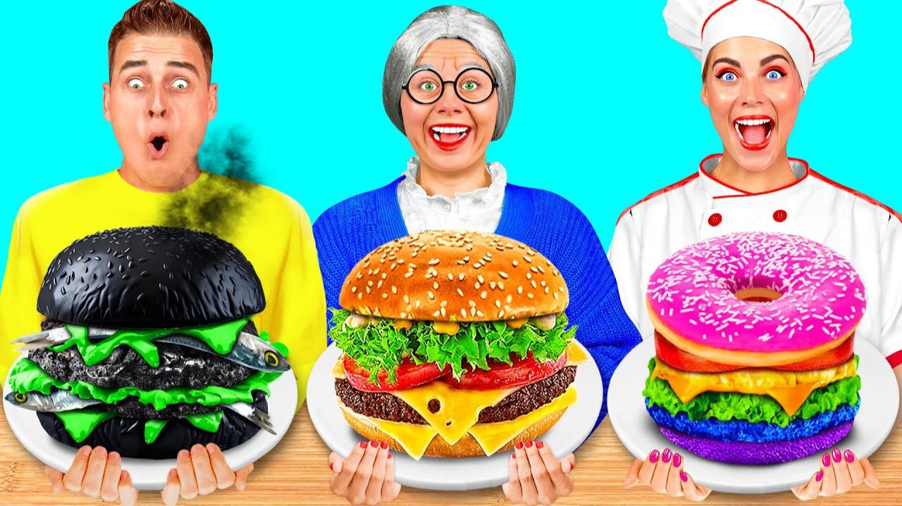 Кулинарный Челлендж Я против Бабушки  Эпичная Битва с Едой от Fun Teen