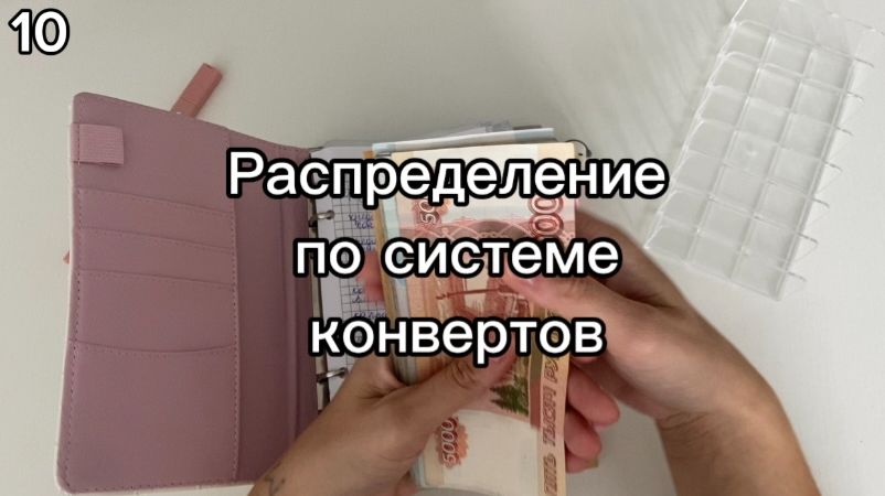 Распределение по системе денежных конвертов. Распределяю 23500 руб.