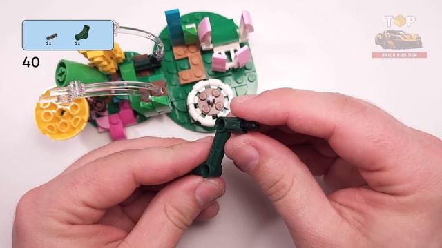LEGO Тропическая рыба (31384) из Creator 3в1 Дикие животные: Красивый колибри. Учебник по сборке