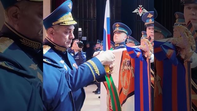 Вручение ордена Суворова подразделению ВДВ