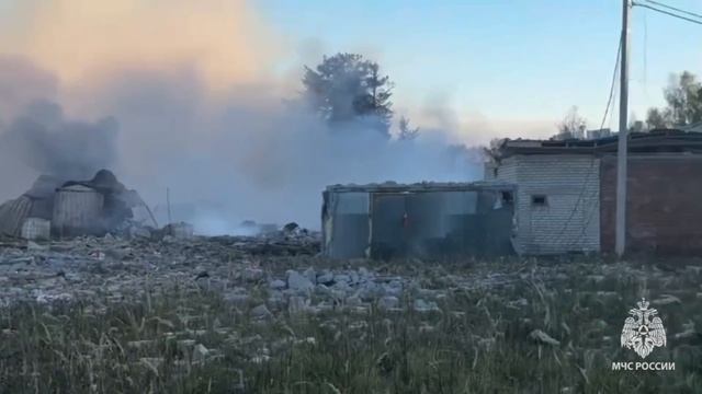 ❗️Пять человек погибли, один пострадал при пожаре на заводе по производству петард в Ярославской обл