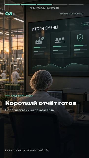 Один вечерний отчёт вместо ручного опроса