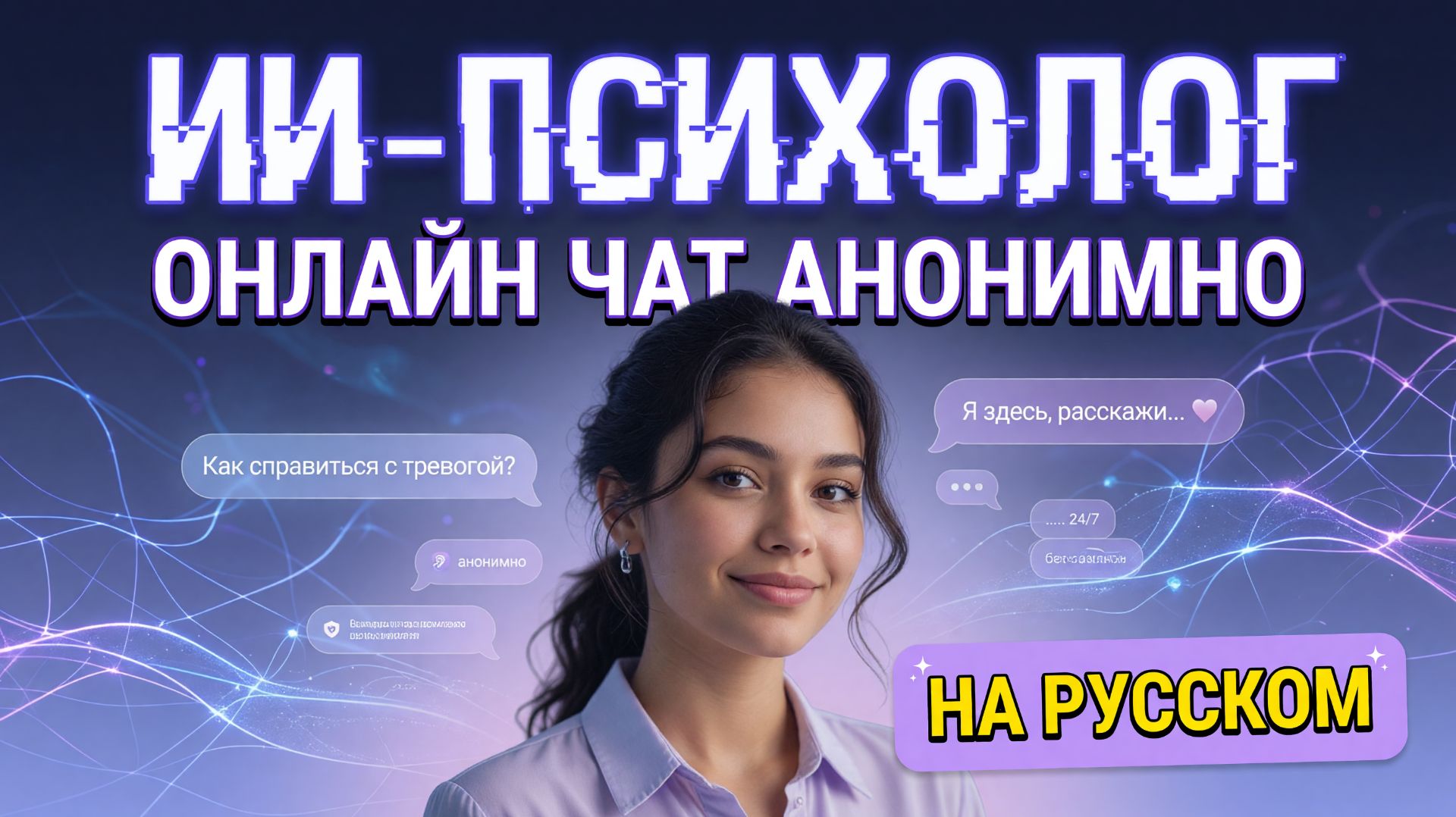 ИИ-психолог онлайн чат: лучшая нейросеть психолог анонимно на русском