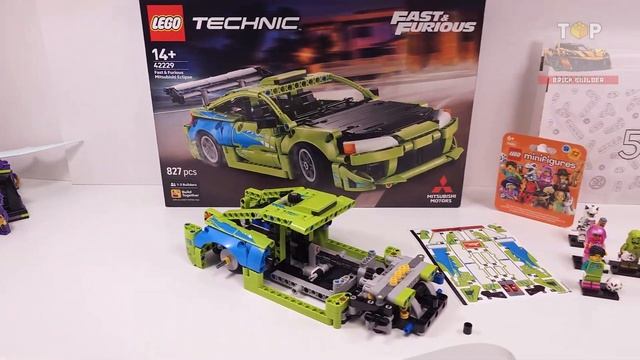 LEGO Technic Fast And Furious Mitsubishi Eclipse (42229) [827 деталей] Пошаговое руководство по сбор