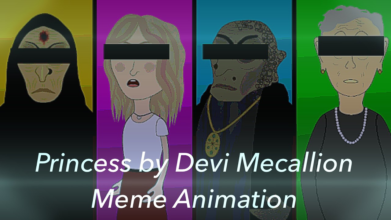 Princess By Devi Mecallion Instrumental | Бабка Алка | Fan Animation