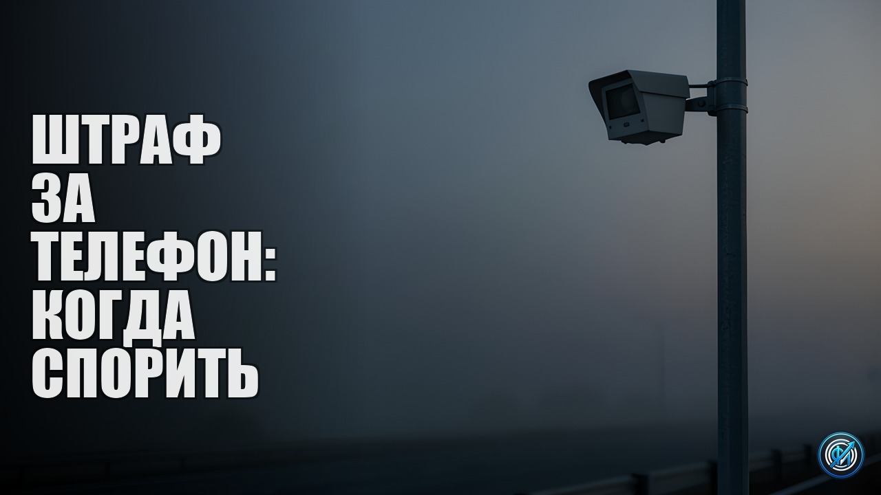 Штраф за телефон за рулём: когда платить, а когда спорить