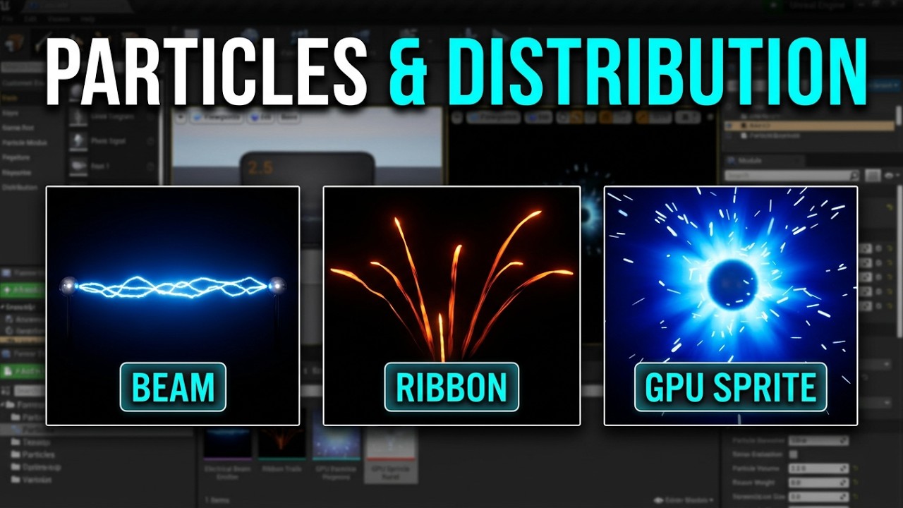 10.1 Unreal Engine 4 Частицы / Particles / Distribution