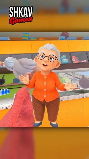 ВКЛЮЧИЛ ТАНЦЫ НА ТЕЛЕВИЗОРЕ БАБУЛИ #shorts #vr #iamcat