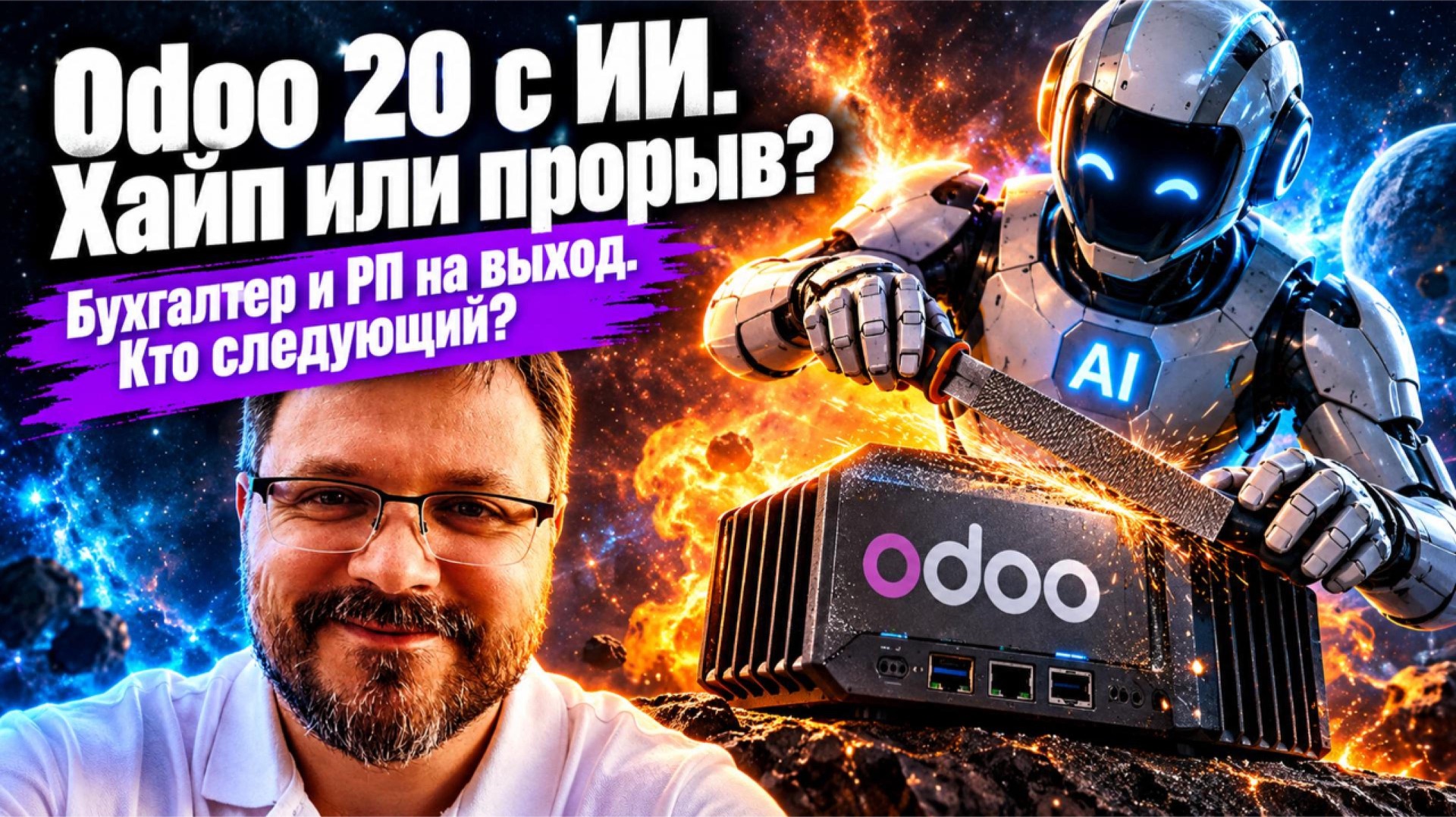 Открытая и бесплатная ERP и CRM Odoo 20. Чем отличается от 19? Правда ли есть ИИ агенты?